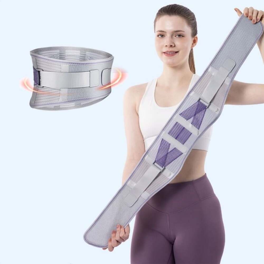 Back Brace for Lower Back Pain Women with Bionic Support System, Adjustable Knit - Picture 2 of 5